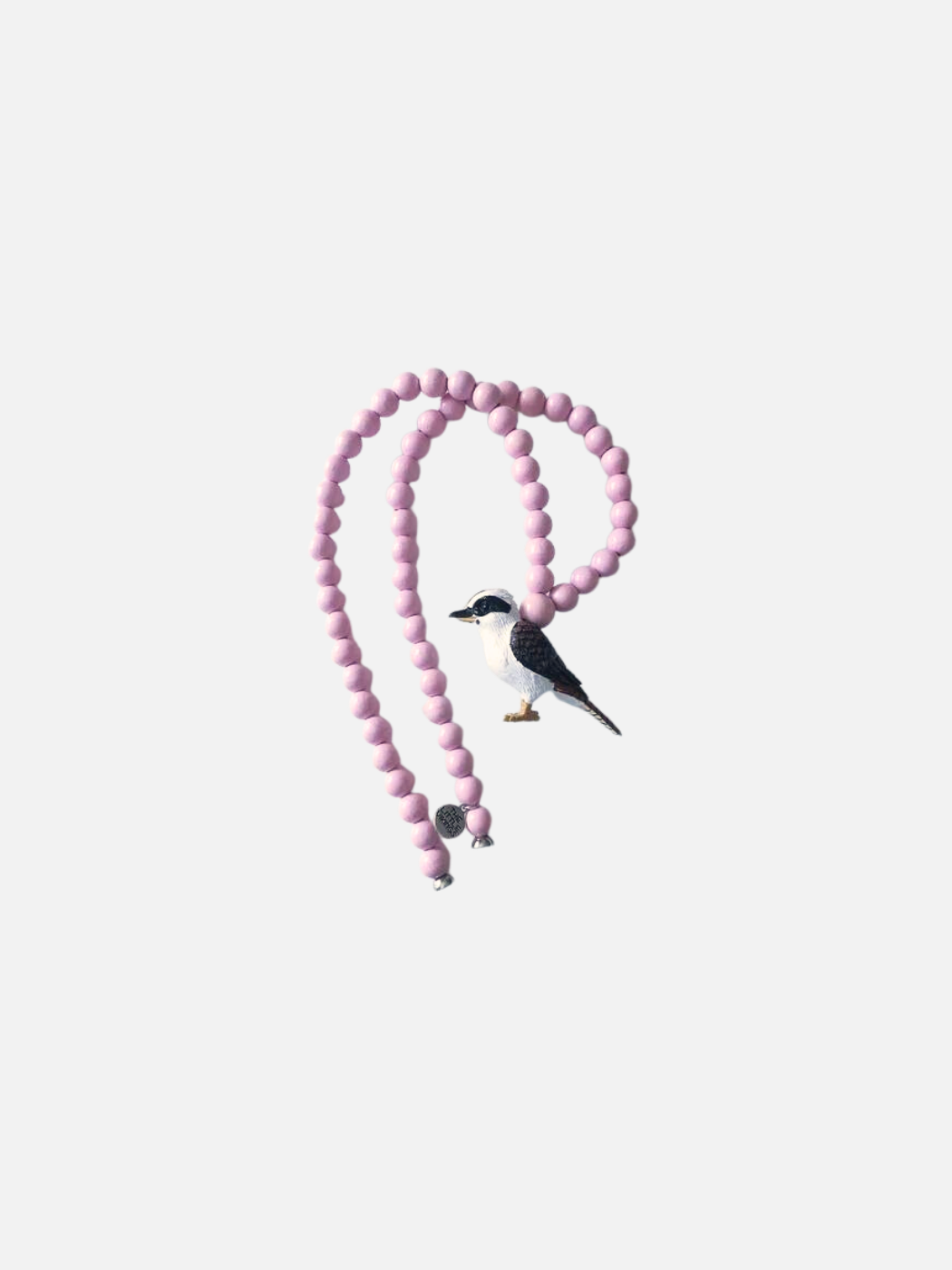 Wooden Animal Necklace - Candyfloss Kookaburra
