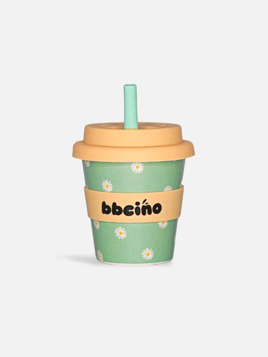 Babycino Takeaway Cup - Daisy Baby in Green