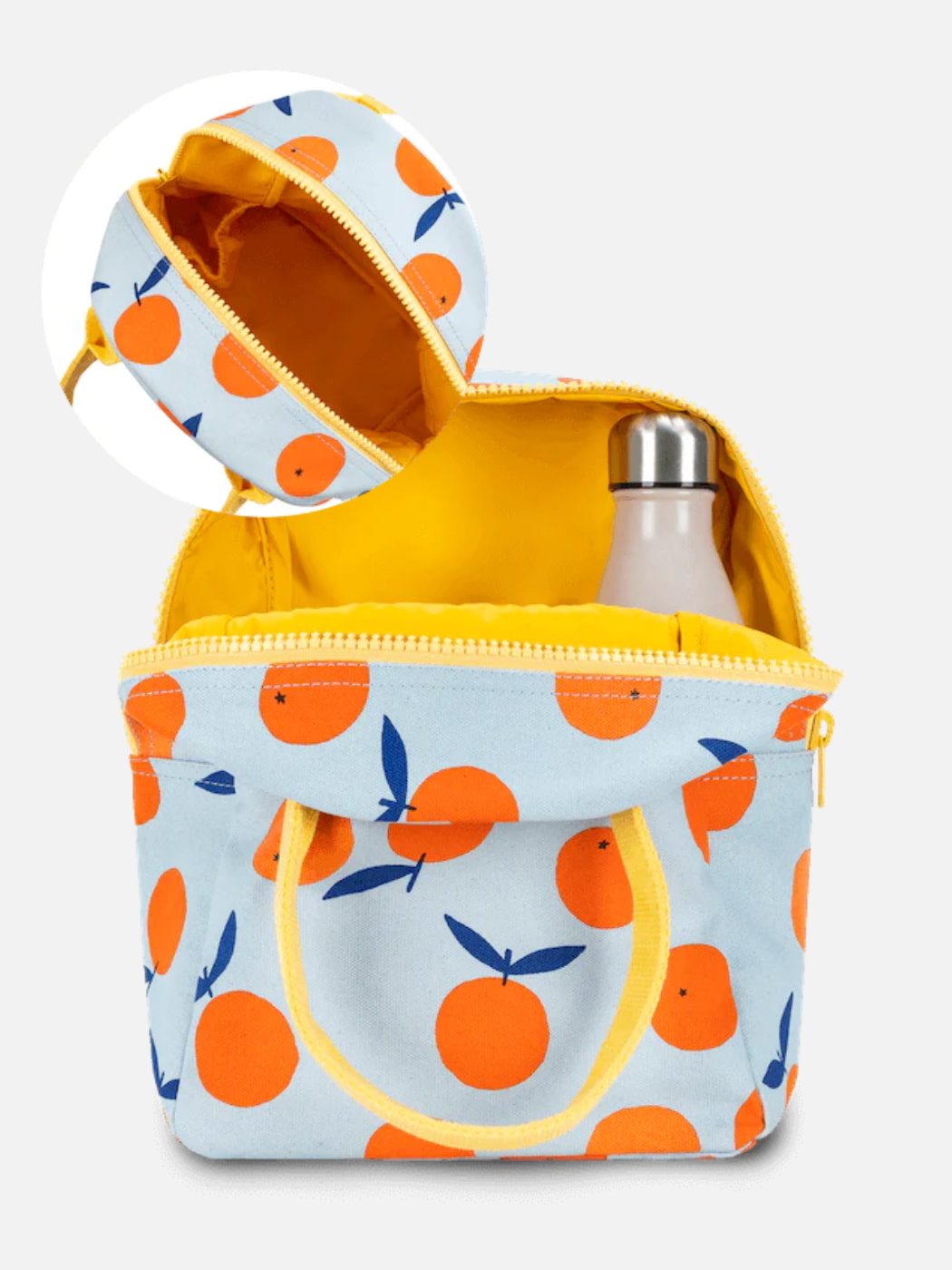 Zipper Lunch Bag - Oranges