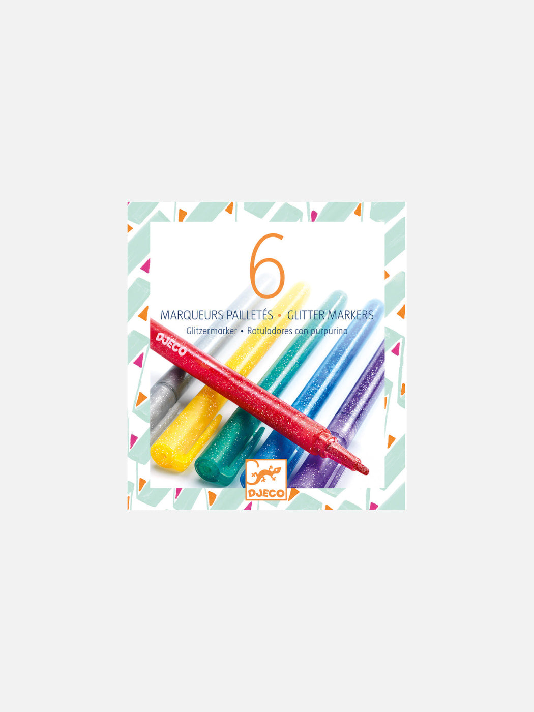 Glitter Markers 6 Pack