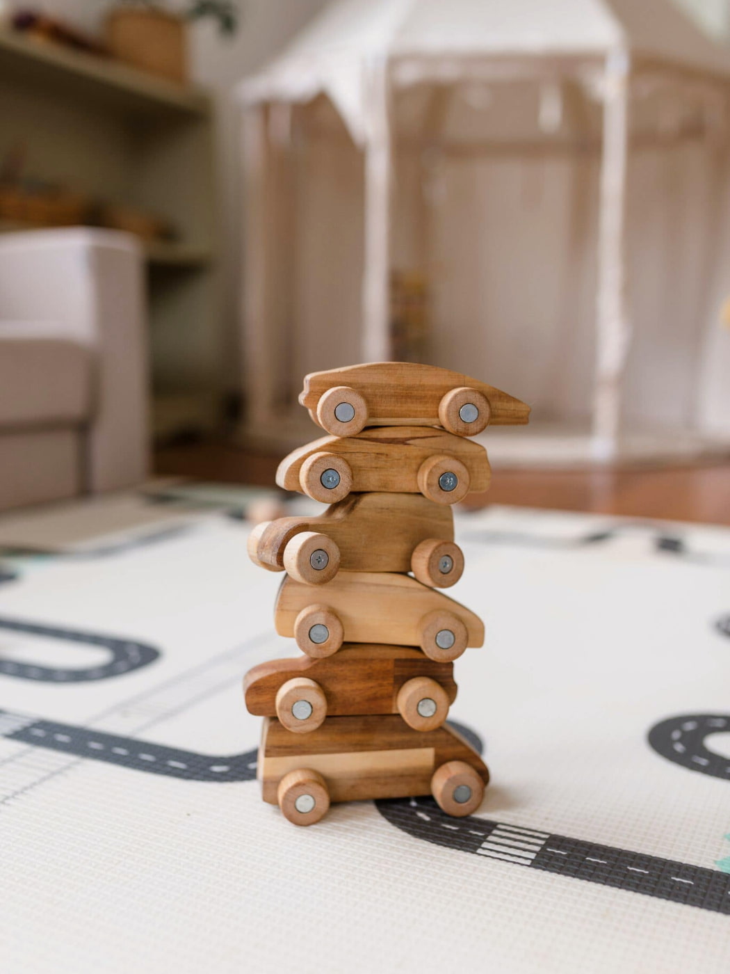 Wooden Car Play Set